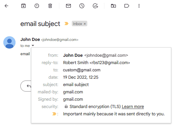 reply to email with video gmail